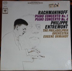 RACHMANINOV: PIANO CONCERTOS NOS. 1&4, PHILIPPE ENTREMONT, PHILADELPHIA ORCHESTRA, EUGENE ORMANDY - LP SIFIR