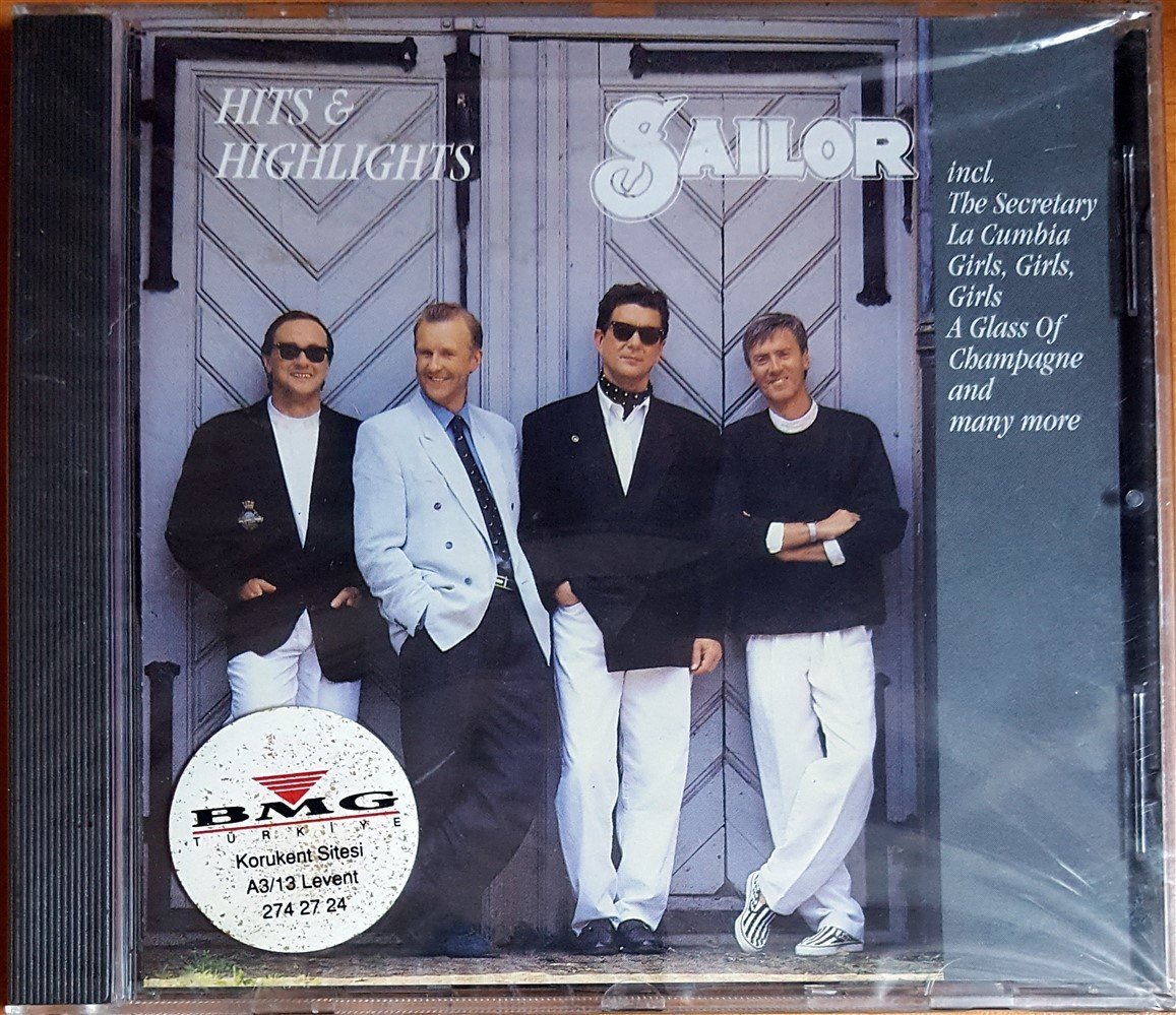 SAILOR - HITS & HIGHLIGHTS (1994) RCA CD SIFIR