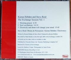 KEIRAN HEBDEN AND STEVE REID - THE EXCHANGE SESSION VOL.1 (2006) - CD DOMINO 2.EL