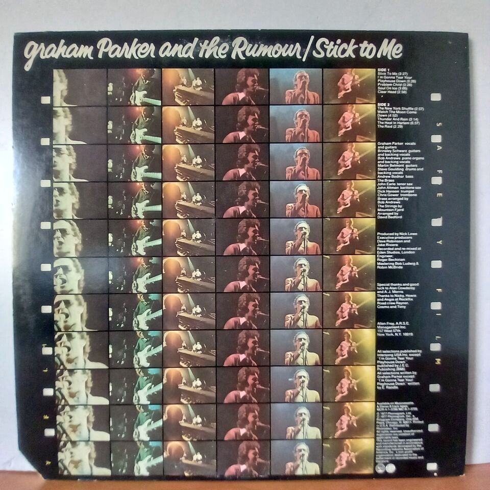 GRAHAM PARKER AND THE RUMOUR – STICK TO ME (1977) - LP 2.EL PLAK