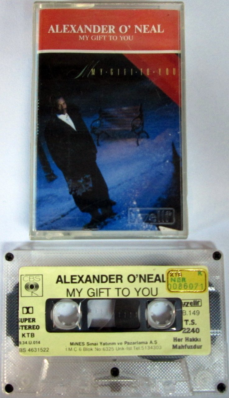 ALEXANDER O'NEAL - MY GIFT TO YOU (1989) CASSETTE UZELLI MADE IN TURKEY ''USED''