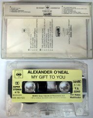 ALEXANDER O'NEAL - MY GIFT TO YOU (1989) CASSETTE UZELLI MADE IN TURKEY ''USED''