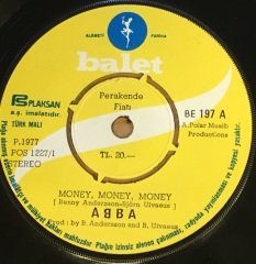 ABBA - MONEY MONEY MONEY / CRAZY WORLD 7'' 45 DEVİR