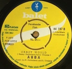 ABBA - MONEY MONEY MONEY / CRAZY WORLD 7'' 45 DEVİR