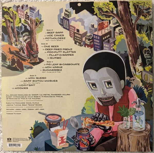 MF DOOM – MM..FOOD (2004) - 2xLP GREEN AND PINK 2020 REISSUE RENKLİ SIFIR PLAK