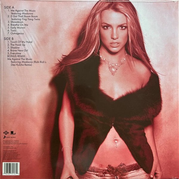 BRITNEY SPEARS - IN THE ZONE (2003) - LP 2023 LIMITED EDITION BLUE VINYL SIFIR PLAK