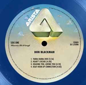 DON BLACKMAN – DON BLACKMAN (1982) - LP 2024 REISSUE LIMITED EDITION BLUE VINYL SIFIR PLAK