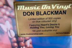 DON BLACKMAN – DON BLACKMAN (1982) - LP 2024 REISSUE LIMITED EDITION BLUE VINYL SIFIR PLAK