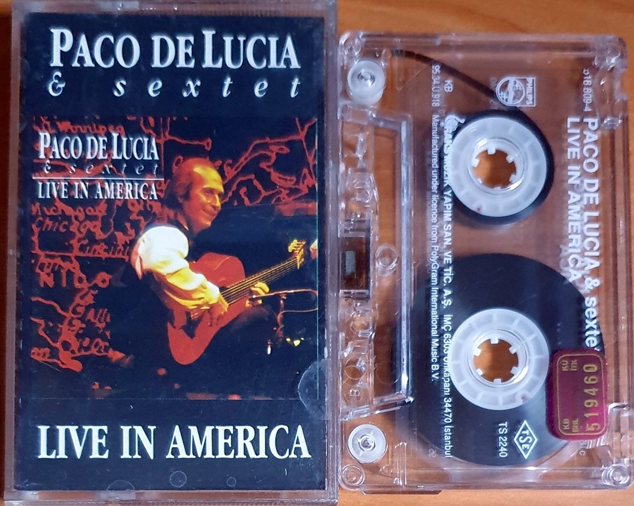 PACO DE LUCIA & SEXTET - LIVE IN AMERICA (1995) - KASET 2.EL