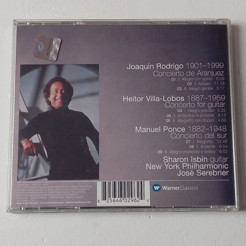 RODRIGO, VILLA-LOBOS, PONCE: GUITAR CONCERTOS - SHARON ISBIN, NEW YORK PHILHARMONIC, JOSE SEREBRIER (2004) - CD 2.EL