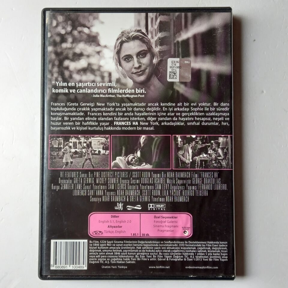 FRANCES HA - NOAH BAUMBACH, GRETA GERWIG - DVD 2.EL