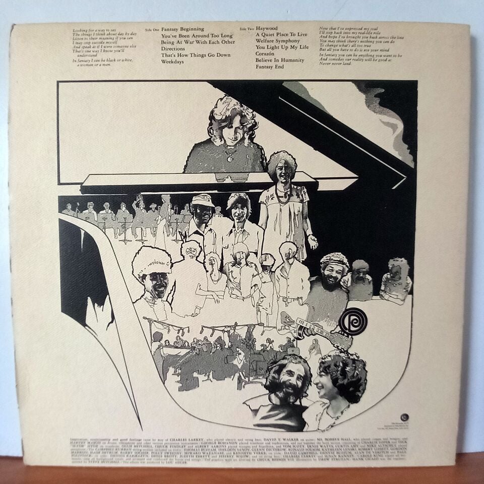 CAROLE KING – FANTASY (1973) - LP 2.EL PLAK