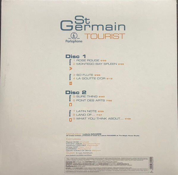 ST GERMAIN – TOURIST (2000) - 2LP 180GR 2018 EDITION NEW RECUT FROM THE ORIGINAL MASTER SIFIR PLAK