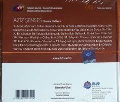 TRT ARŞİVİ / AZİZ ŞENSES / ARŞİV SERİSİ 150 / TÜRK HALK MÜZİĞİ / ULUS MÜZİK CD SIFIR