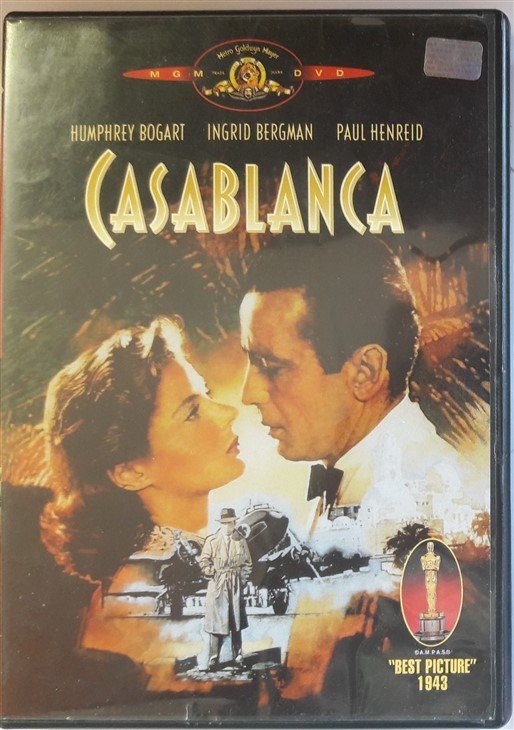 CASABLANCA - HUMPHREY BOGART - INGRID BERGMAN - MAX STEINER - DVD 2.EL 1. BÖLGE TR ALTYAZI YOKTUR