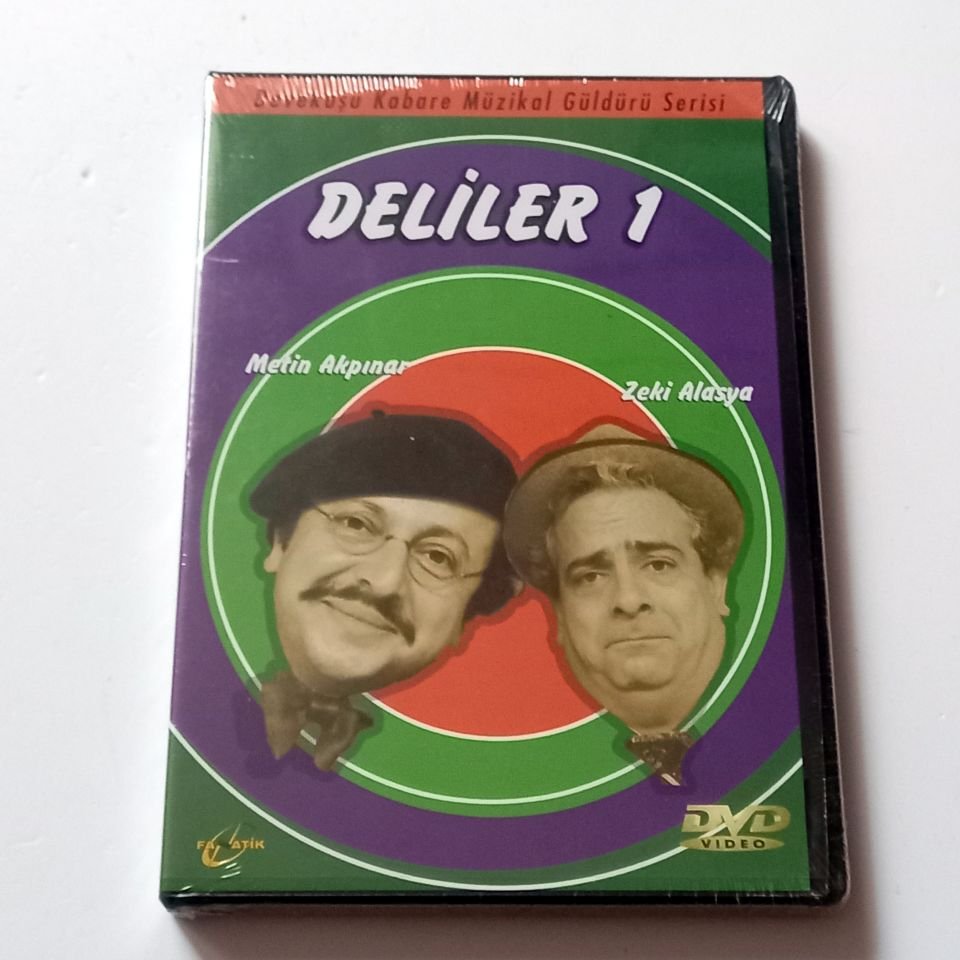 DELİLER 1 - DEVEKUŞU KABARE - METİN AKPINAR, ZEKİ ALASYA - DVD AMBALAJINDA SIFIR