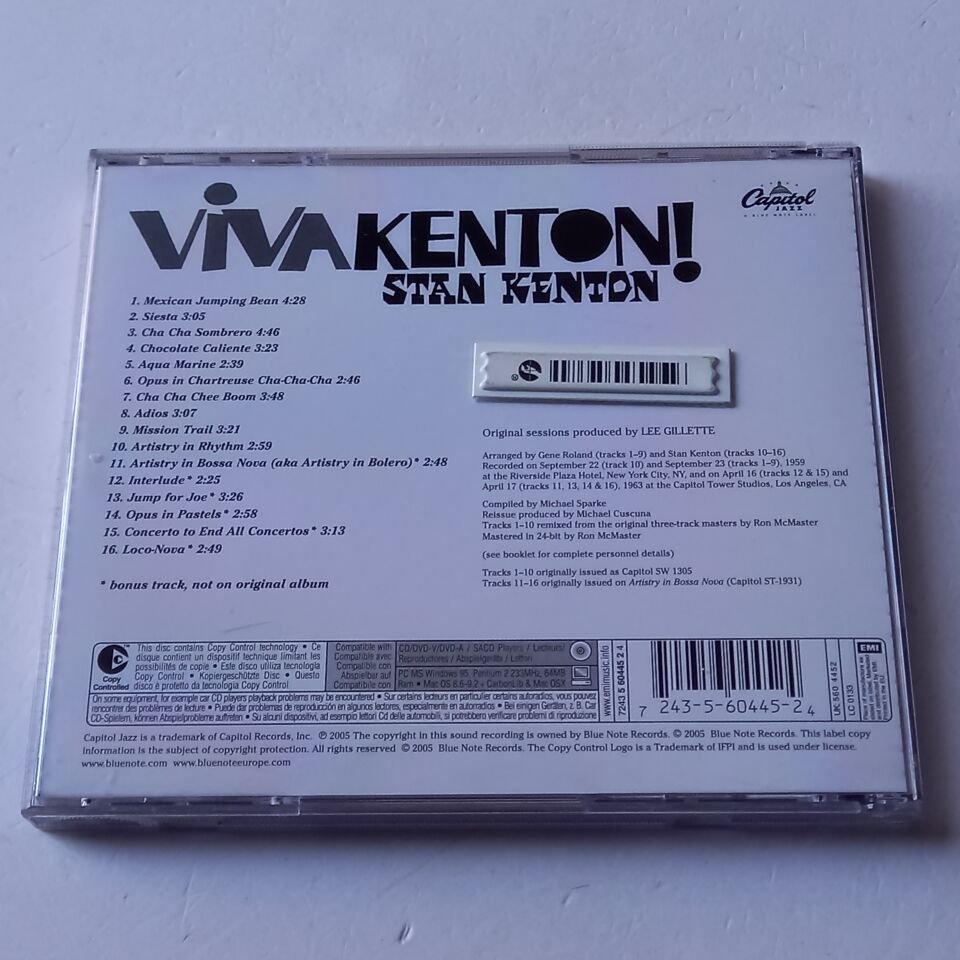 STAN KENTON – VIVA KENTON! (2005) - CD REISSUE 2.EL