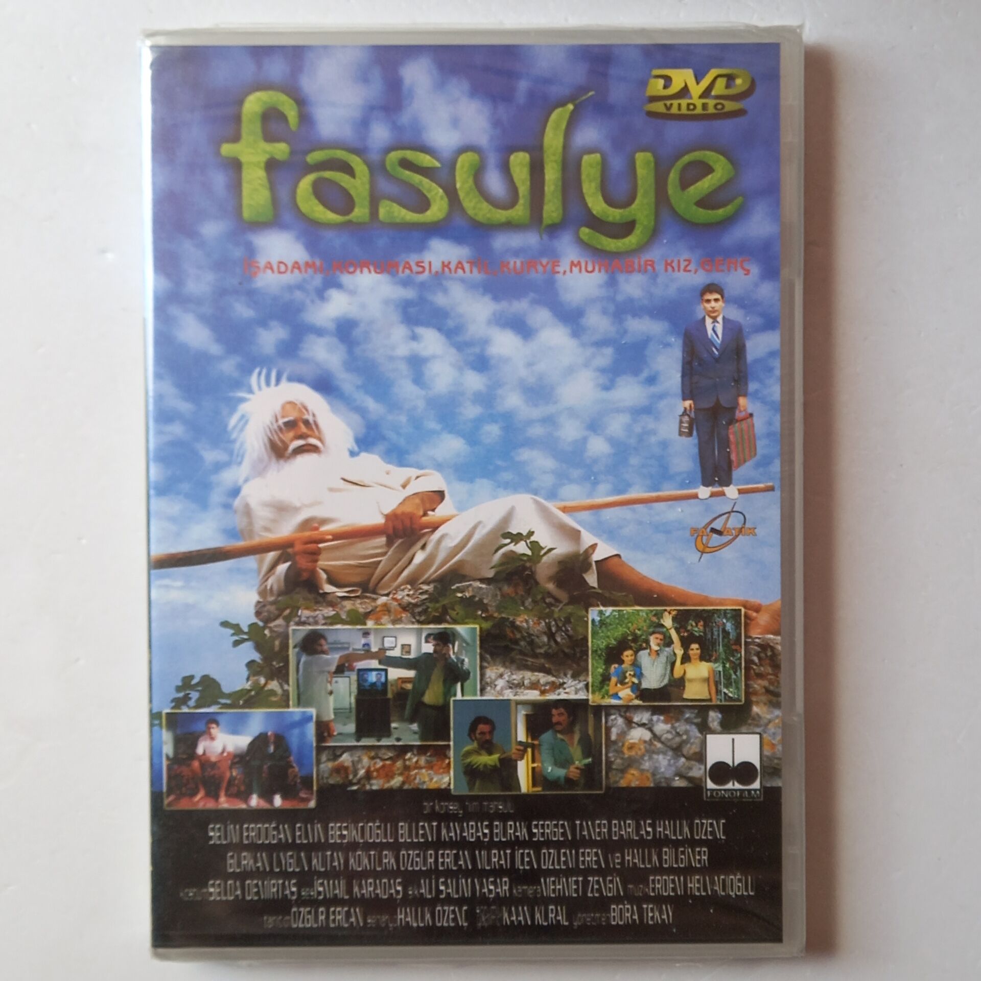 FASULYE - SELİM ERDOĞAN, ELVİN BEŞİKÇİOĞLU, BÜLENT KAYABAŞ - DVD AMBALAJINDA SIFIR