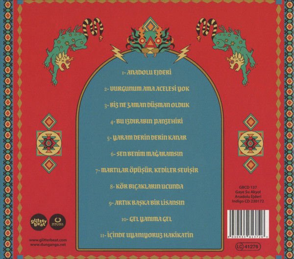 GAYE SU AKYOL - ANADOLU EJDERİ (2022) - CD DIGIPACK AMBALAJINDA SIFIR