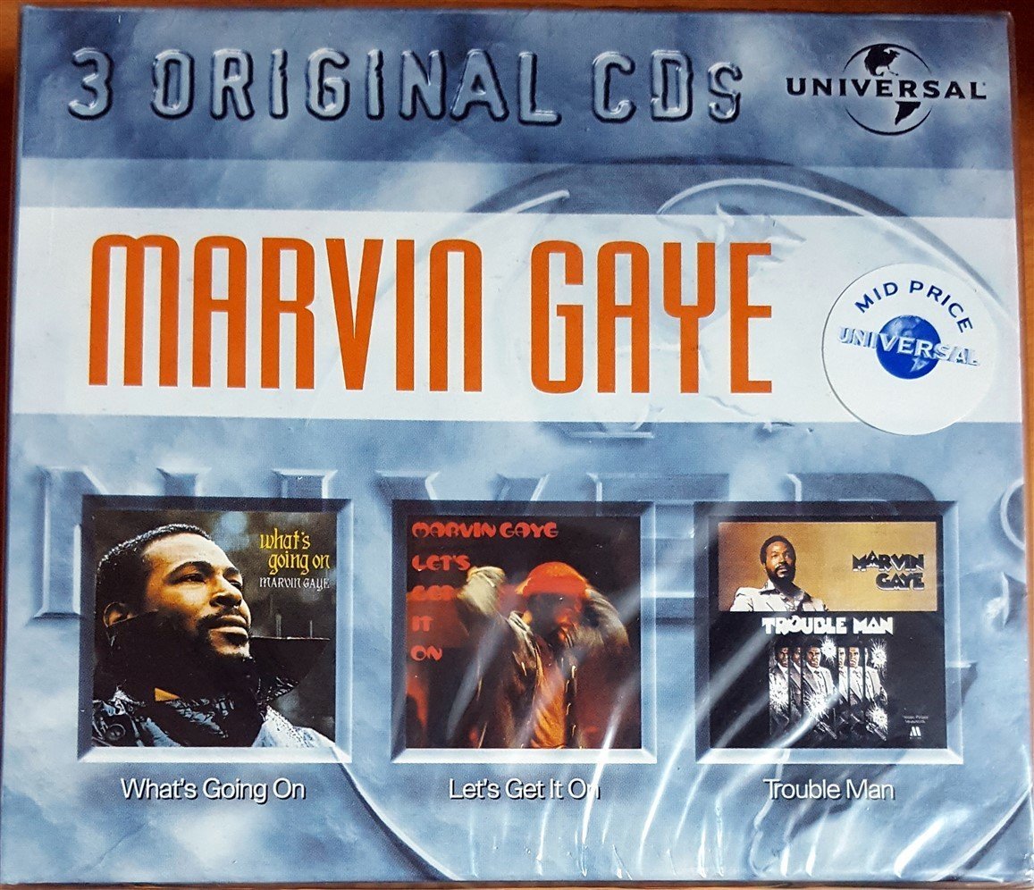 MARVIN GAYE / WHAT'S GOING ON, LET'S GET IT ON, TROUBLE MAN (1999) MOTOWN BOX SET 3CD SIFIR