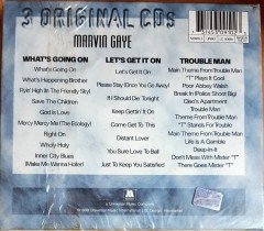 MARVIN GAYE / WHAT'S GOING ON, LET'S GET IT ON, TROUBLE MAN (1999) MOTOWN BOX SET 3CD SIFIR