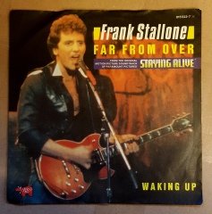 FRANK STALLONE - FAR FROM OVER (STAYIN ALIVE SOUNDTRACK) / WAKING UP (1983) - 7'' 45 DEVİR SINGLE PLAK