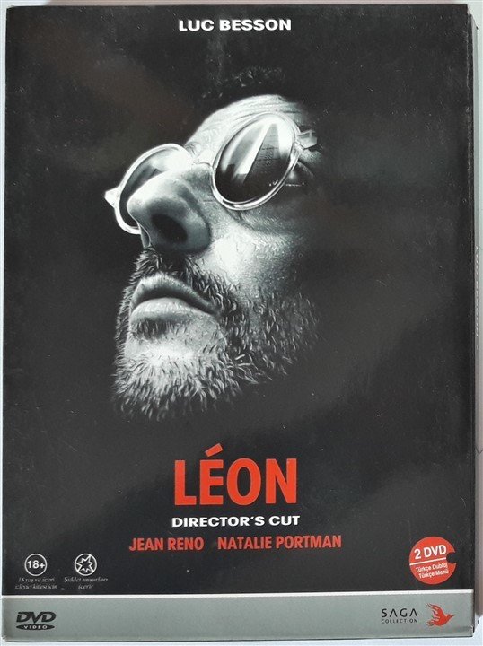 LÉON - JEAN RENO - NATALIE PORTMAN - LUC BESSON - KARTON KAPAK 2DVD 2.EL