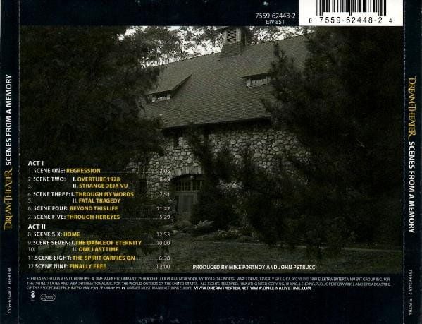 DREAM THEATER - METROPOLIS PT2 / SCENES FROM A MEMORY (1999) - CD REISSUE JEWEL CASE AMBALAJINDA SIFIR