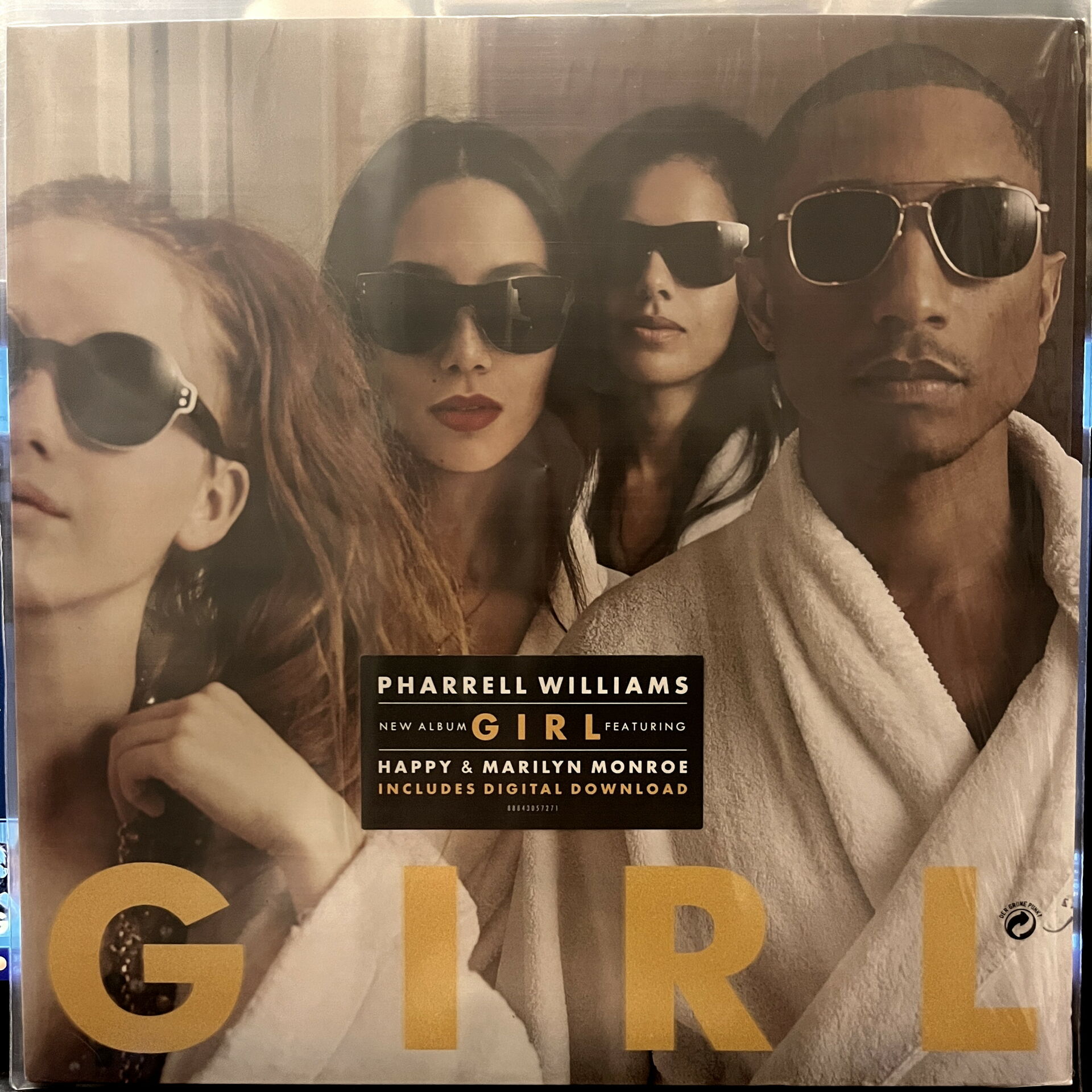 PHARRELL WILLIAMS - GIRL (2014) LP AMBALAJI YIPRANMIŞ SIFIR PLAK