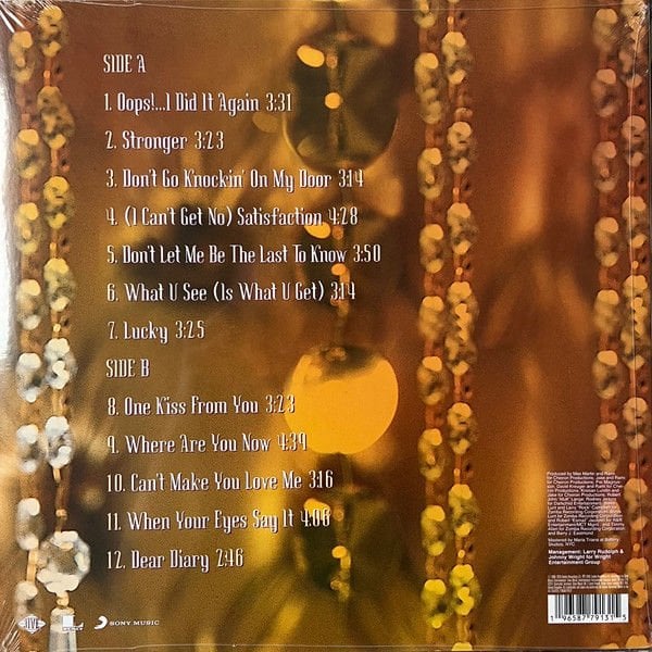 BRITNEY SPEARS – OOPS!...I DID IT AGAIN (2000) - LP 2023 LIMITED EDITION PURPLE VINYL SIFIR PLAK