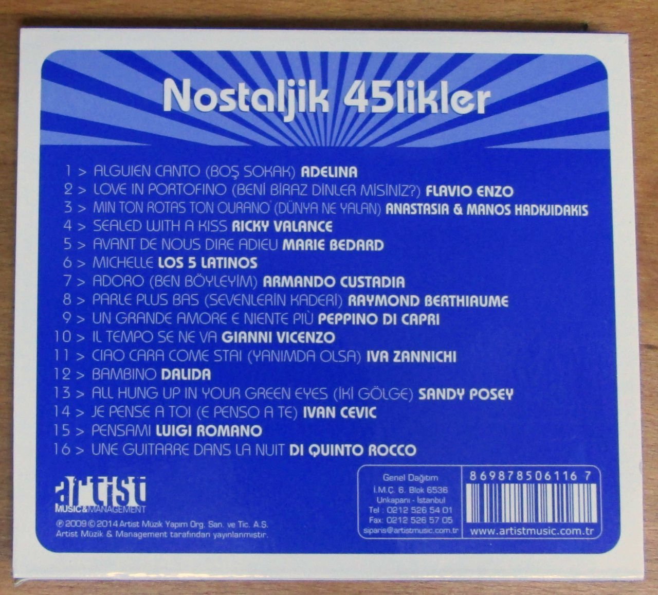 NOSTALJİK 45LİKLER 2 - CD 2.EL