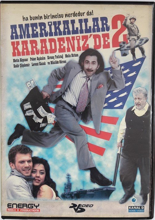 AMERİKALILAR KARADENİZ'DE 2 - METİN AKPINAR - PEKER AÇIKALIN - KARTAL TİBET - DVD 2.EL