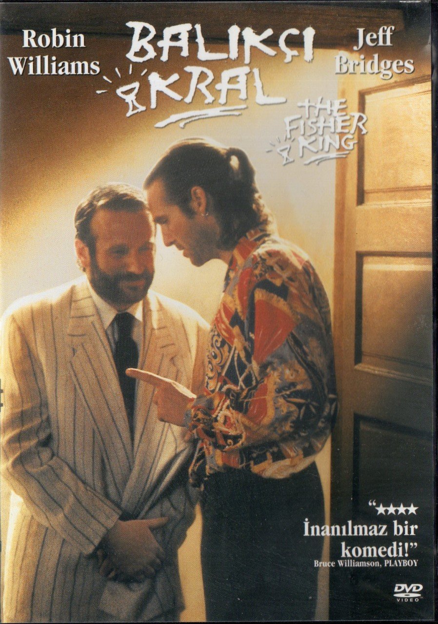 BALIKÇI KRAL - The FISHER KING - ROBIN WILLIAMS - JEFF BRIDGES - TERRY GILLAM - DVD 2.EL