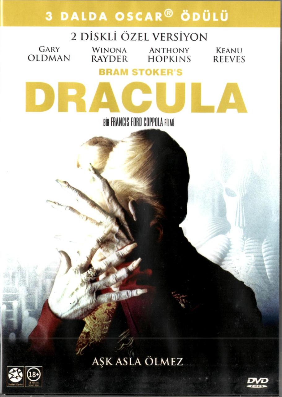 DRACULA - GARY OLDMAN - WINONA RYDER - ANTHONY HOPKINS - KEANU REEVES - FRANCIS FORD COPPOLA - 2DVD 2.EL (BRAM STOKER)