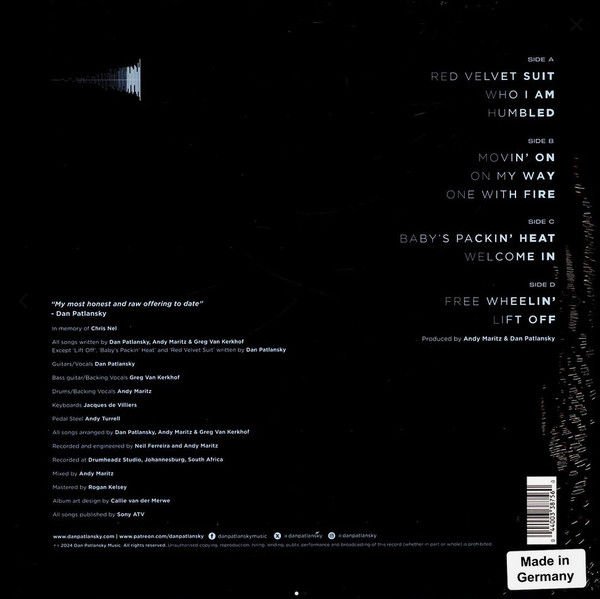DAN PATLANSKY - MOVIN' ON (2024) - LP SIFIR PLAK