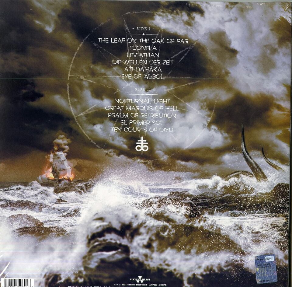 THERION - LEVIATHAN (2021) - LP BLACK VINYL EDITION SIFIR PLAK