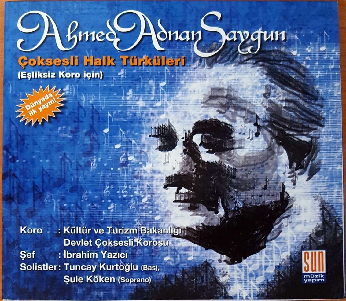 AHMED ADNAN SAYGUN - ÇOKSESLİ HALK TÜRKÜLERİ CD 2.EL
