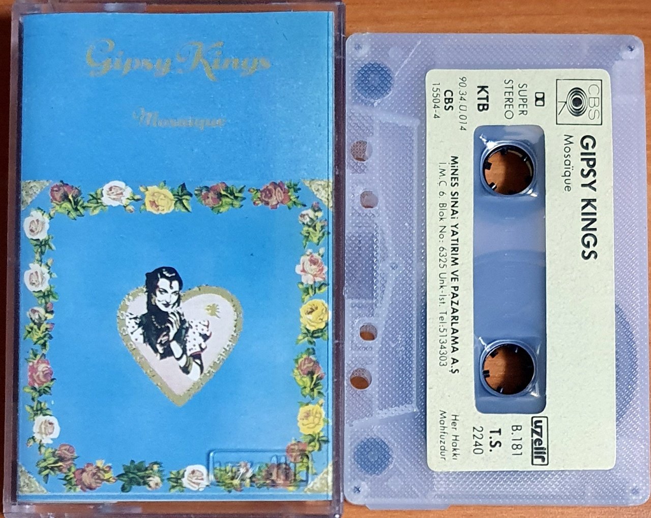 GIPSY KINGS - MOSAIQUE (1990) - KASET UZELLİ 2.EL