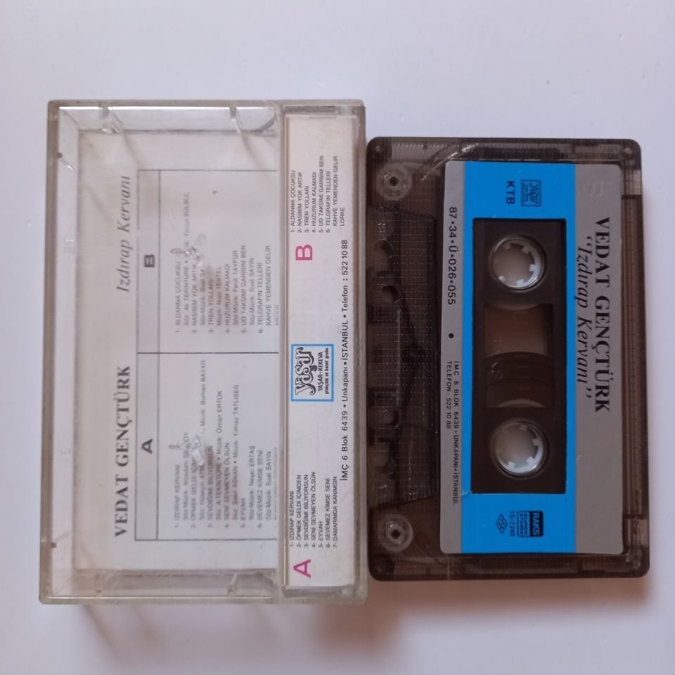 VEDAT GENÇTÜRK - IZDIRAP KERVANI (1987) - KASET 2.EL