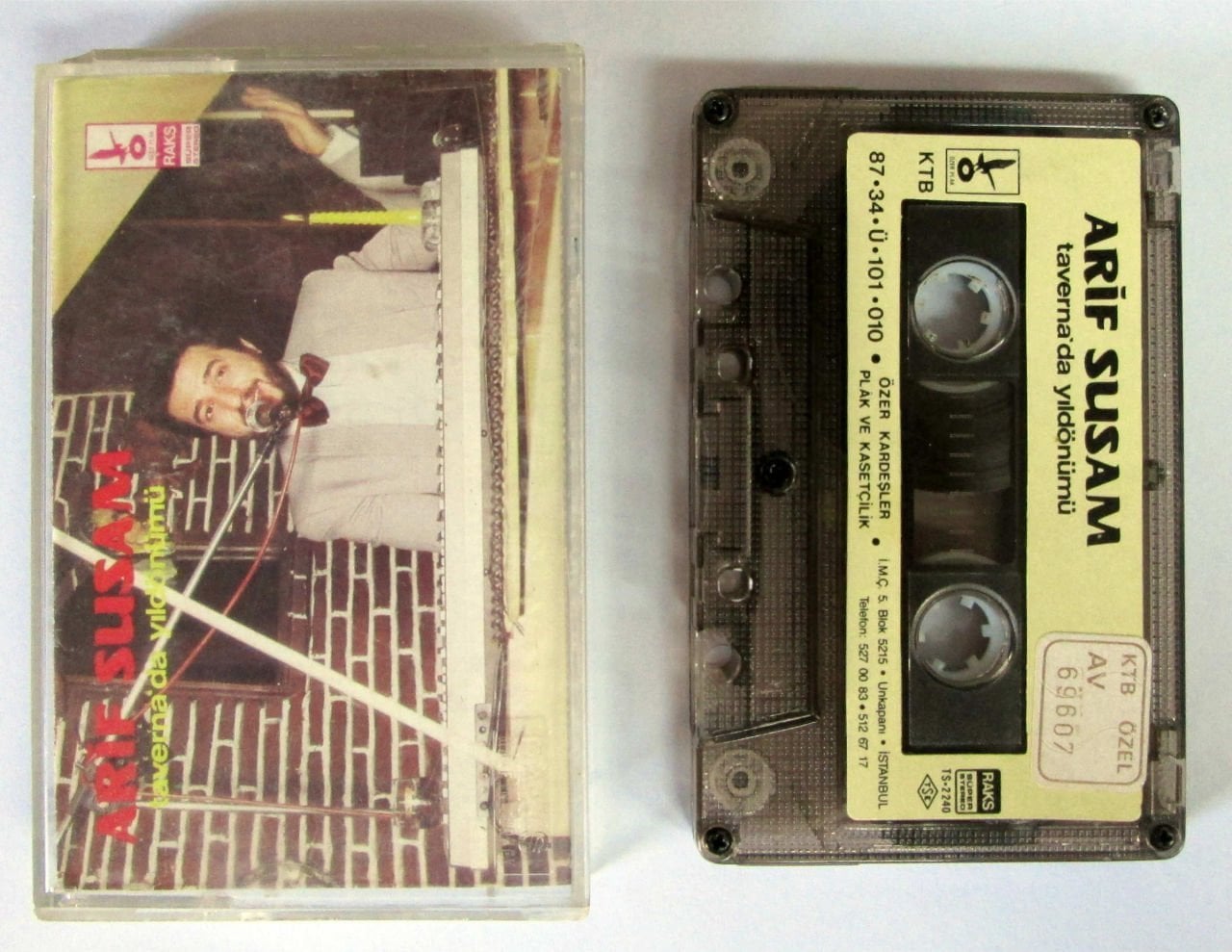 ARİF SUSAM - TAVERNADA YILDÖNÜMÜ - KASET 2.EL