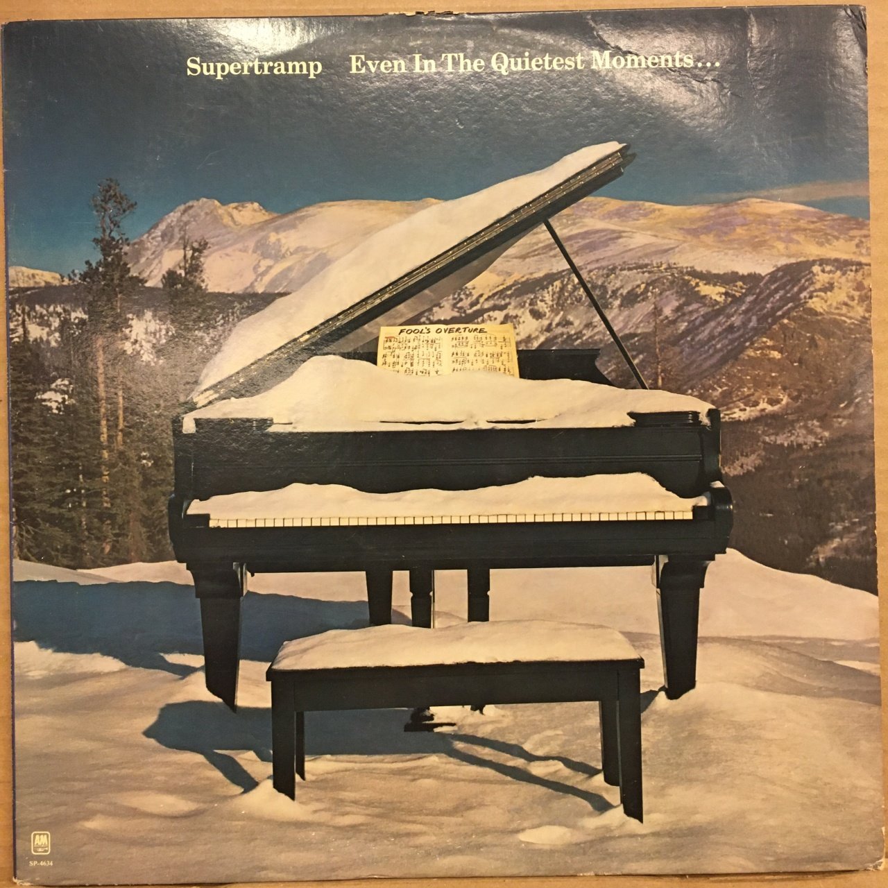 SUPERTRAMP - EVEN IN THE QUIETEST MOMENTS 1977 LP 2.EL PLAK