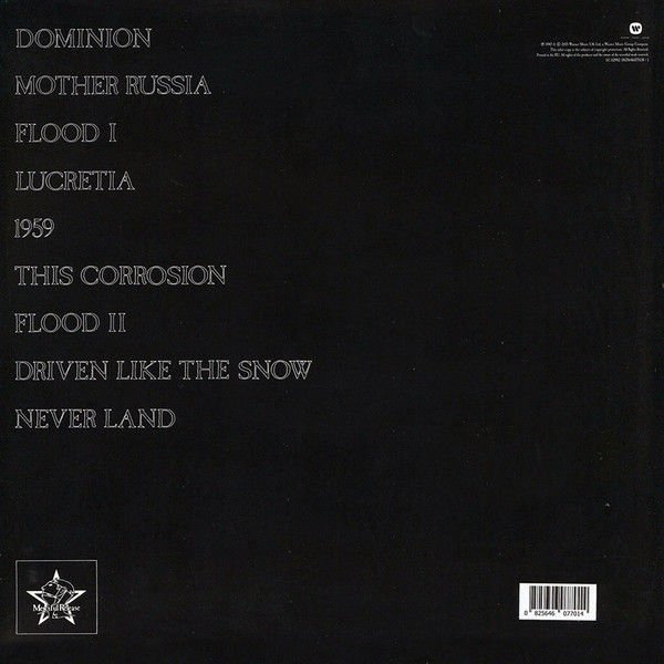 SISTERS OF MERCY - FLOODLAND (1987) - LP 2015 EDITION SIFIR PLAK