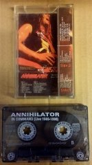 ANNIHILATOR - IN COMMAND LIVE 1989-1990 CASSETTE MADE IN TURKEY ''USED''