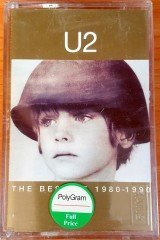 U2 - THE BEST OF 1980-1990 CASSETTE MADE IN TURKEY ''NEW''