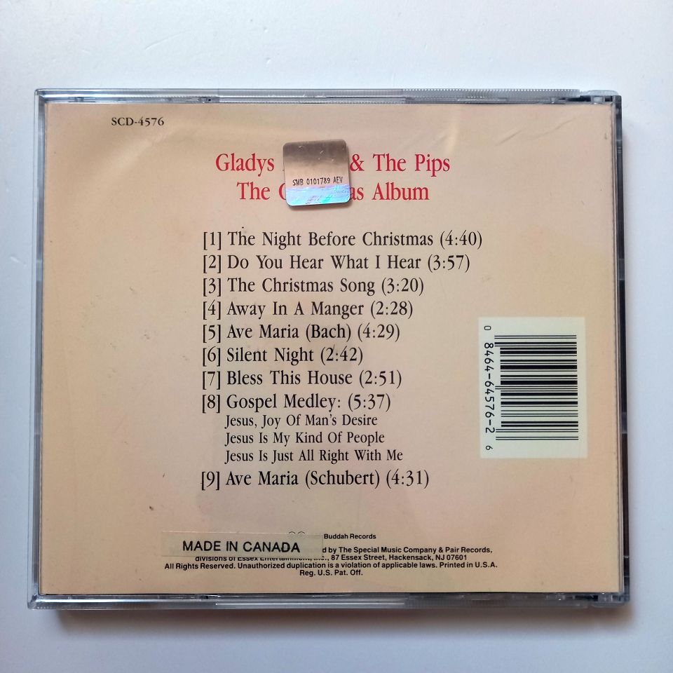 GLADYS KNIGHT & THE PIPS – THE CHRISTMAS ALBUM (1989) - CD 2.EL
