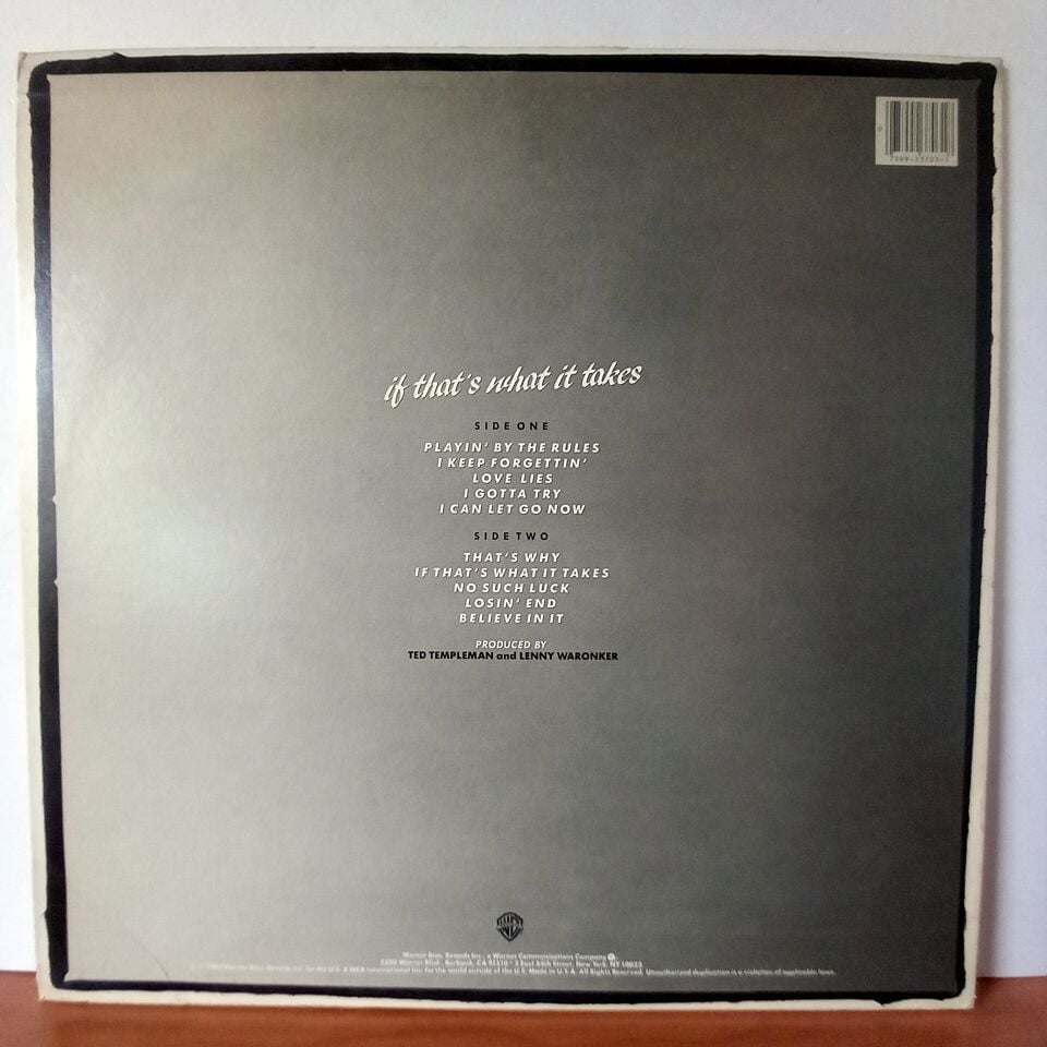MICHAEL MCDONALD – IF THAT\'S WHAT IT TAKES (1982) - LP 2.EL PLAK