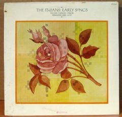 THE ITALIANS EARLY SONGS HUGUES CUENOD - LP SIFIR