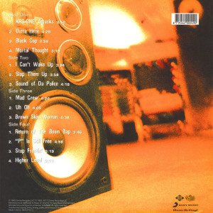 KRS ONE - RETURN OF THE BOOM BAP (1993) - 2LP 180GR 2017 EDITION SIFIR PLAK