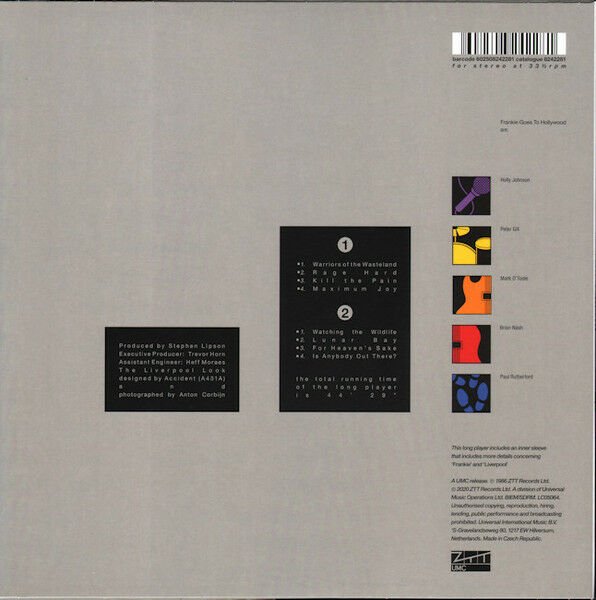 FRANKIE GOES TO HOLLYWOOD – LIVERPOOL (1986) LP 2020 REISSUE SIFIR PLAK