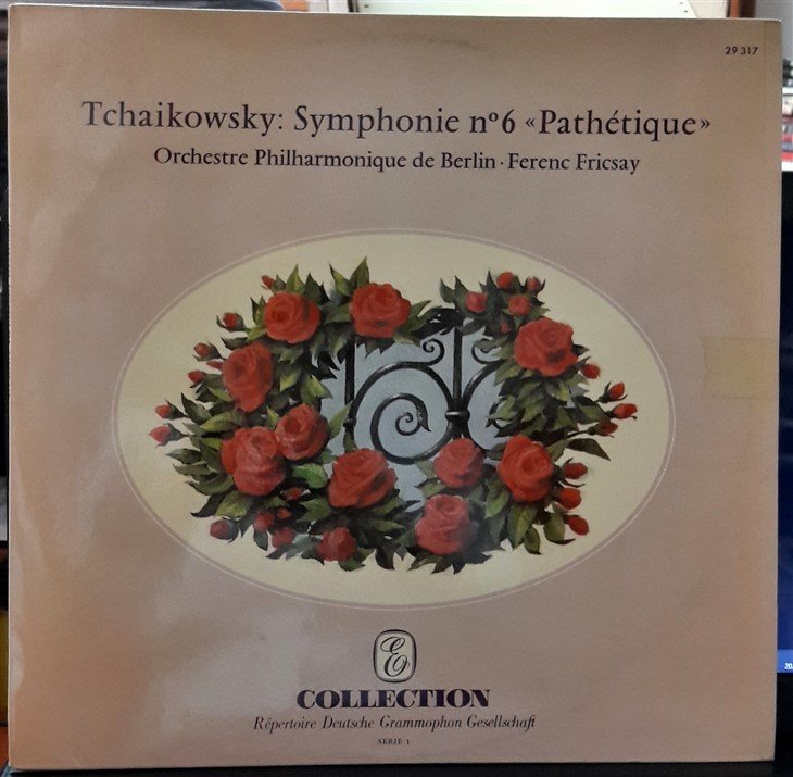 TCHAIKOVSKY: SYMPHONY NO.6, BERLINER PHILHARMONIKER, FERENC FRICSAY - PLAK 2.EL